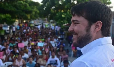 Jaime Pumarejo, candidato a la Alcaldía de Barranquilla.
