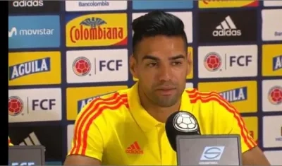 Radamel Falcao García, delantero colombiano.