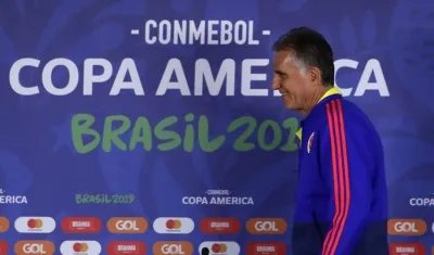 El director técnico de la selección Colombia de fútbol Carlos Queiroz