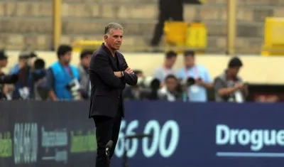 Carlos Queiroz, técnico portugués de la Selección Colombia. 