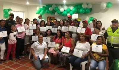 Graduación en Villa San Pablo.