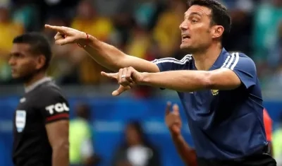 Lionel Scaloni, técnico de Argentina. 