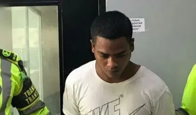 Hombre capturado por hurto. 