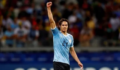 El delantero uruguayo Edinson Cavani.