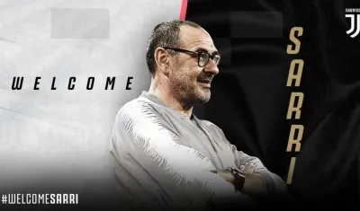 Maurizio Sarri, nuevo técnico de la Juventus. 