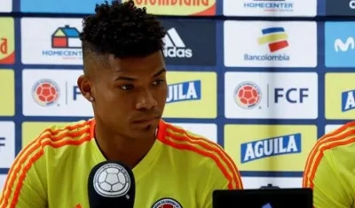 El volante de Colombia, Wilmar Barrios.