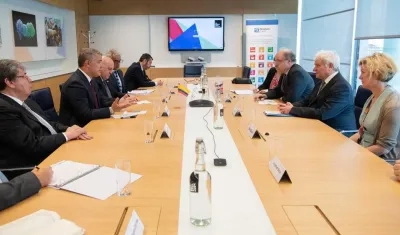 El Presidente Iván Duque y su visita al Instituto Francis Crick.