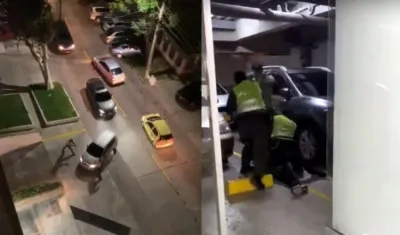 Momentos del enfrentamiento.