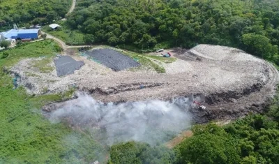 Magic Gardens, botadero de basuras en San Andrés.