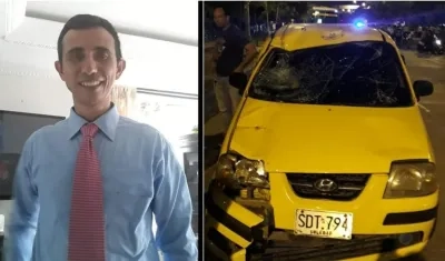 Cristian Eduardo Almanza Cueto, joven que murió al ser arrollado.