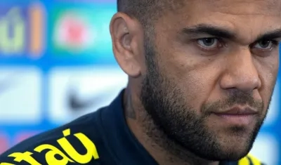 Dani Alves, jugador brasileño. 