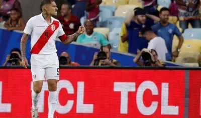 El delantero peruano Paolo Guerrero.