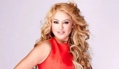 Paulina Rubio, cantante mexicana, conocida como 'la chica dorada'.