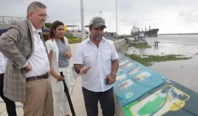Profesor Donald Webster, del Instituto de Tecnología de Georgia, de visita en Barranquilla.