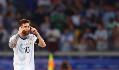 El delantero argentino Lionel Messi.