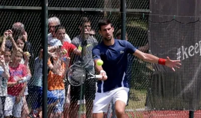 El serbio Novak Djokovic, número uno del ránking. 