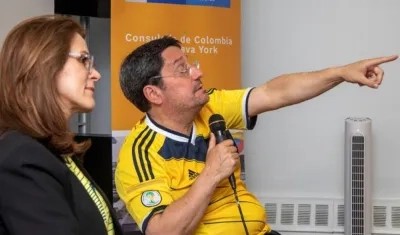 El embajador de Colombia en Estados Unidos, Francisco Santos.