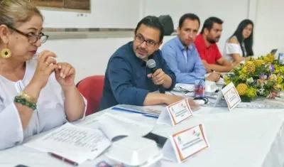 El alto comisionado para la Paz, Miguel Ceballos.