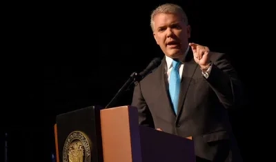 El Presidente de la República, Iván Duque.