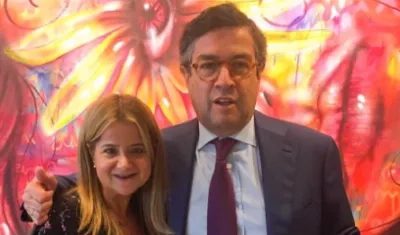 Elsa Noguera y Luis Alberto Moreno.