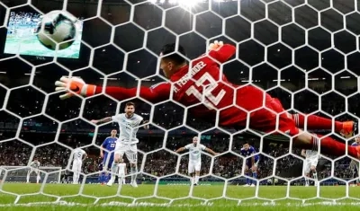 Gol de Lionel Messi en la presente Copa América. 