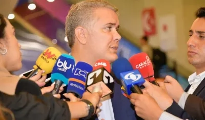 Iván Duque, presidente de Colombia.