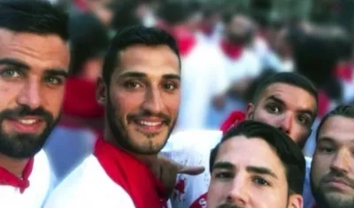 Integrantes de La Manada.