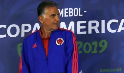 Carlos Queiroz, técnico portugués de la Selección Colombia. 