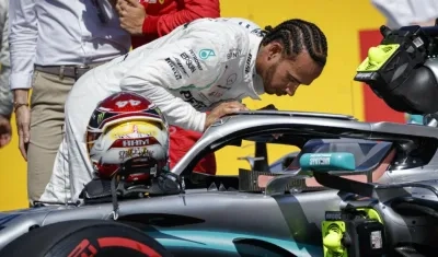 Lewis Hamilton, piloto británico. 