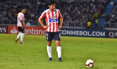Matías Fernández, jugador chileno de Junior. 