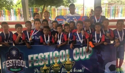 Escuela de fútbol Nuevo Horizonte de Cartagena. 