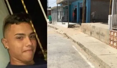 Brayan Vega, a la izquierda, fue asesinado en el barrio Santa María.
