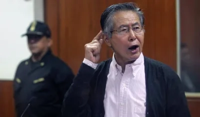 Alberto Fujimori, presidente de Perú.