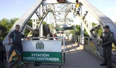 La frontera estaba cerrado cuando pasaron los venezolanos.