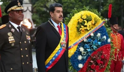 El Presidente de Venezuela, Nicolás Maduro.