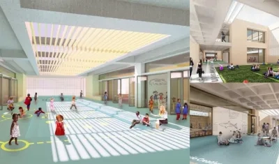 Así quedaría el colegio Nuevo Bosque.