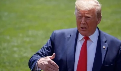 Donald Trump,  presidente estadounidense.