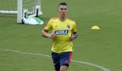 Mateus Uribe, volante de la Selección Colombia. 