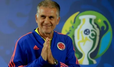 Carlos Queiroz, técnico portugués de la Selección Colombia. 
