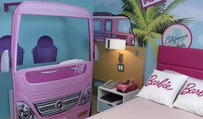 Barbie Room en el Hotel Hilton de Cartagena.