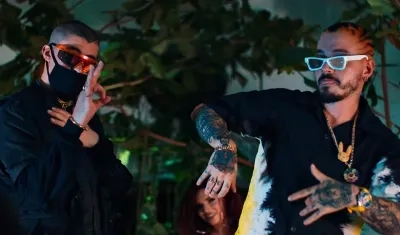 J Balvin y Bad Bunny