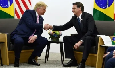 Donald Trump y Jair Bolsonaro.