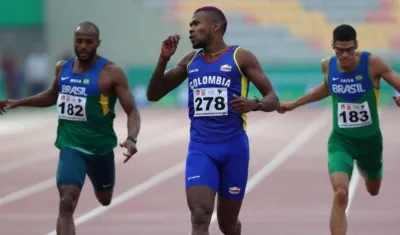 Anthony Zambrano, atleta de la Liga del Atlántico. 