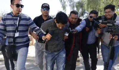 Capturado por el crimen de sus padres en Bolivia.