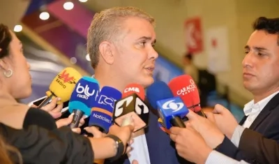 Presidente Duque dijo que 'Jesús Santrich' busca eludir la justicia.