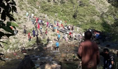 Imágenes del accidente.