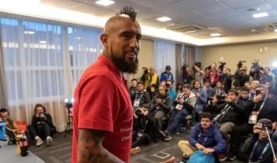 El volante Arturo Vidal.