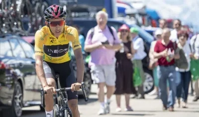 Egan Bernal, ciclista colombiano. 