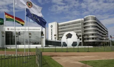 Edificio central de la Conmebol. 