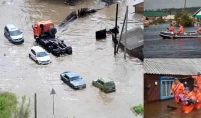 Las autoridades rusas informaron de que se han producido 20 muertos y ocho desaparecidos en Irkutsk.